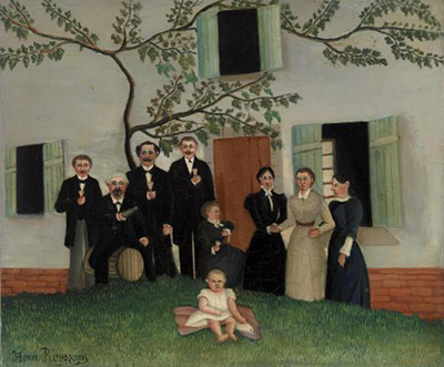 The Family (La Famille) Henri Rousseau